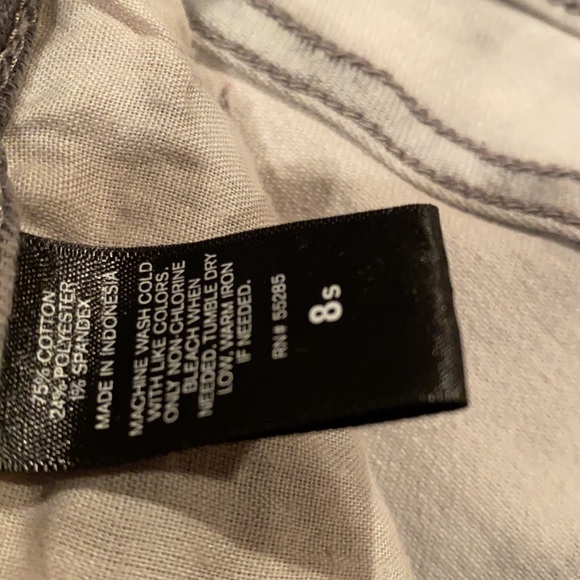 Express distressed stretched stone washed jeans. - Picture 7 of 9